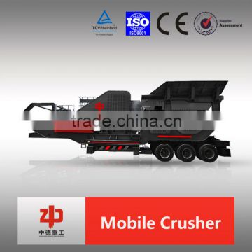50-500TPH Mineral Mobile Stone Crusher/Gold Mining Machiney/Portable Concrete Crusher for sale