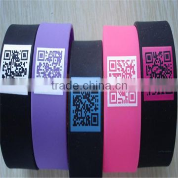 promotion qr band wholesale qr code band with qr code