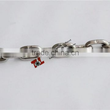 304 316 Stainless Steel DIN764 Welded Middle Medium Link Chain 5mm