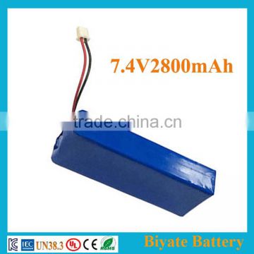 Best seller 604396 7.4V2800mAh electric medical device battery pack