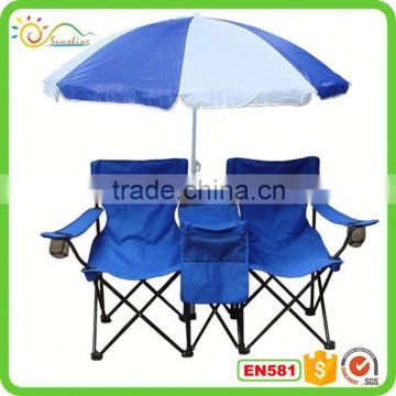 Fashion new design foldable double chair