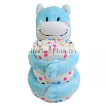 new products cute toy blanket hippo plush toys