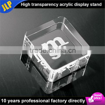 Customized clear acrylic paperweight
