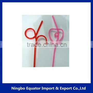 Promotion sales disposable colored plastic straw