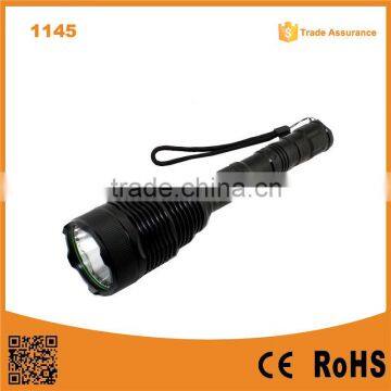 1145 10W High power T6 LED tactical flashlight 500lumen police flashlight torch