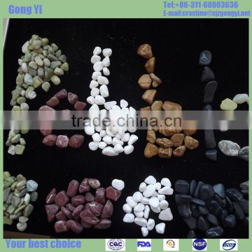 multicolor river stone and pebble with 0.5cm-5cm