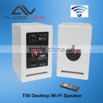 Dong Guan Factory supply professional T50 Home Desktop Wi-Fi Active Monitor Speaker
