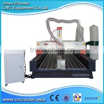3.2Kw 450MM Feeding Height DSP Offline Control Wood CNC Router Machine 1325 With Dust Collector Rotary Axis 1300*2500