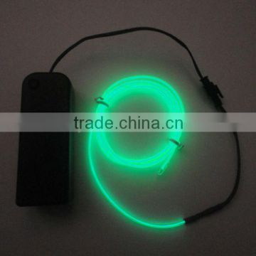 High brightness El wire cable for decoration lemon green