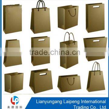 Hand lengh handle High quality fashion paper bag with logo print