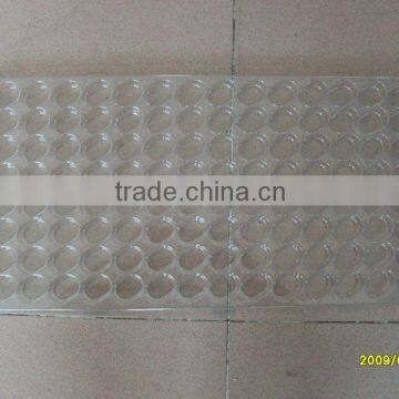 square shaped special design thick vacuum formed clear plastic tray