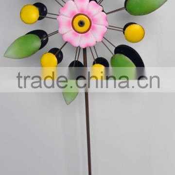 Metal garden decoration windmill