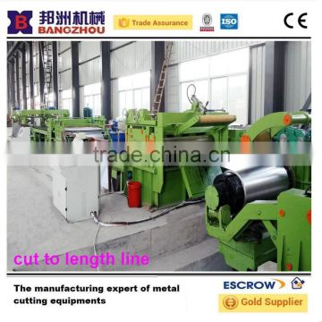 2015 Automatic steel coil cut to length line