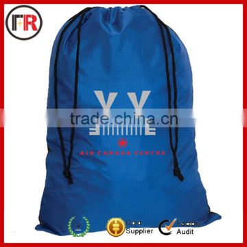 Custom logo plastic drawstring backpack bag For promotion