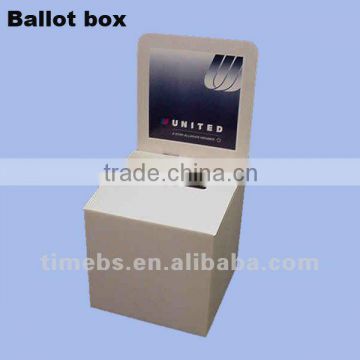 Corrugated plastic election box