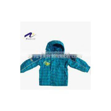 children outdoor blue plaid jacket