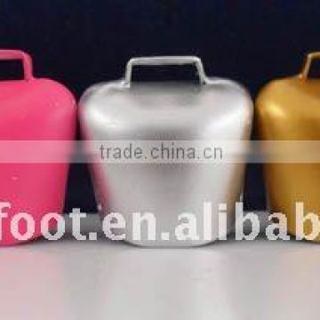 1.5inch promotional cow bell A4-C018 with leather strap and keyring as souvenirs (E147)