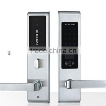 rfid card door lock for apartment--touch screen keypad lock