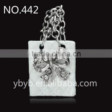 fashion resin embellishment bag for garment accessories and decoration