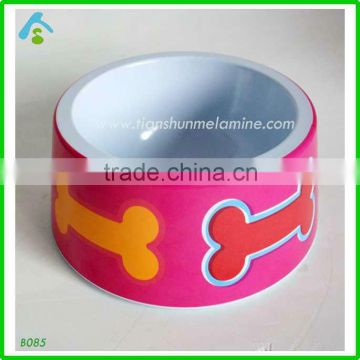 Melamine Plastic Pet Bowl with Bone Logo,Hot sale pet products