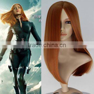 Captain America black widow Scarlett cosplay wig synthetic wigs from manufacturer for wholesale