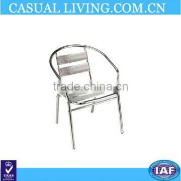 New simple design round aluminium beach chair outdoor size 158X81X160cm