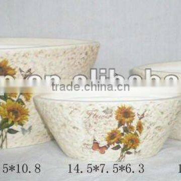 Oval Ceramic flower pots