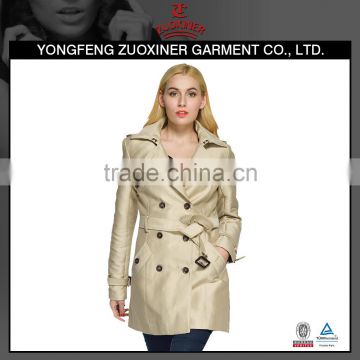 European style fashion ladies windbreaker coat
