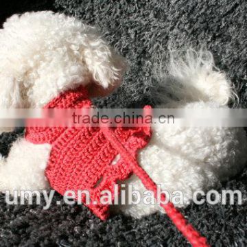 Dog Harness Dress Clothing For Small Dogs Cotton Crochet Harness Pet Product