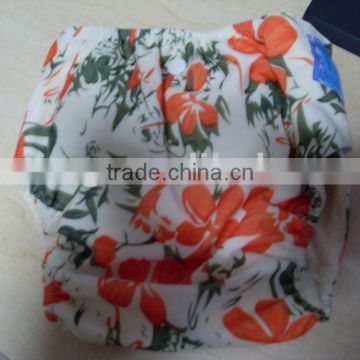 printed diaper/flower diaper/changing baby diaper