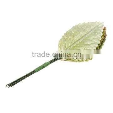 Terylene Artificial Leaf Flower Decoration Light green 11.0cm(4 3/8"), 1 Packet