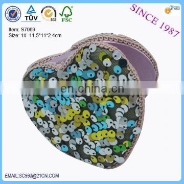 Heart Shaped Cosmetic Souvenir Pocket Mirror