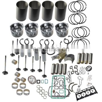 In stock V1100 Overhaul Rebuild Kit For Kubota Engine Piston Ring Liner Gasket Bearing