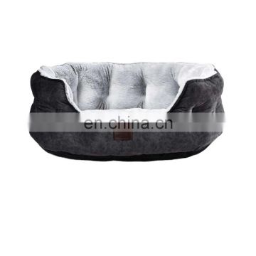 Wholesale Custom Soft Polyester Cotton Dog Sofa Pet Bed