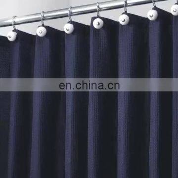 High end waffle check Hotel bathroom shower curtain