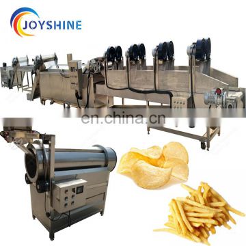 500kg one hour potato chips frying machine automatic potato chips production line