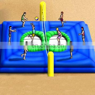 Cool interactive games inflatable volleyball court for sale