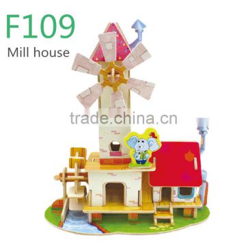 China manfacturer 2015 new products wooden 3D craft
