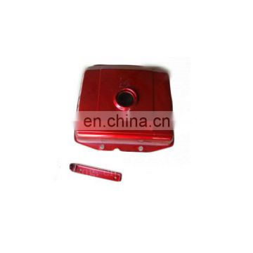 Plastic fuel tank for agricultural tractor