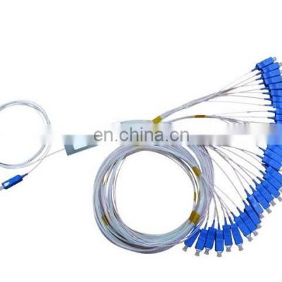 China manufacturer 1x2 1x4 1x8 1x16 1x32 1x64 fiber optic PLC micro splitter ABS box type splitter