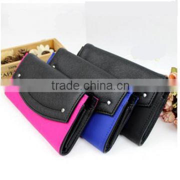 ladies long purse high quality soft leather meters high material handbag