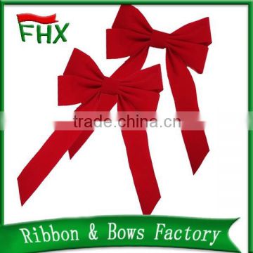 wholesale small christmas fabric ribbon bow