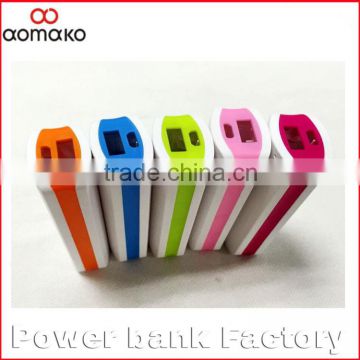 Amk-003 christmas Promotional gift power bank 2600mah abs material power bank lowest price power bank