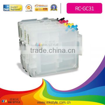 Inkstyle Refillable Cartridge for Ricoh e2600 e3300 e3300N GC31