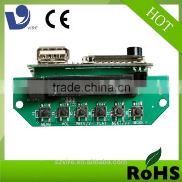 custom pcb assembly usb sd circuit mp4 board audio module