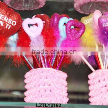 Valentine's craft heart shape pens LZTLY0182