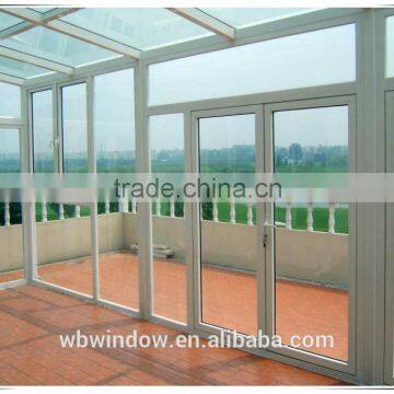 Cheap swing open style entry upvc doors