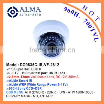 1/3 SONY EFFIO-E 700TVL IR Dome camera
