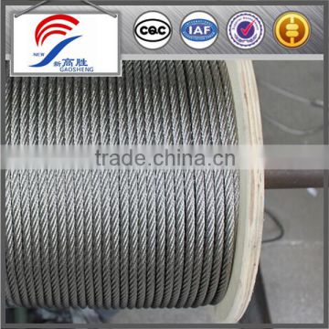 316L high quality stainless steel wire rope 6mm 8mm