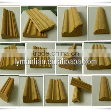 wholesale wood trim recon teak wood mouldings/engineered wood mouldings/unfinished wood block or lumber or timber